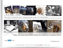 Tablet Screenshot of jwbart.com